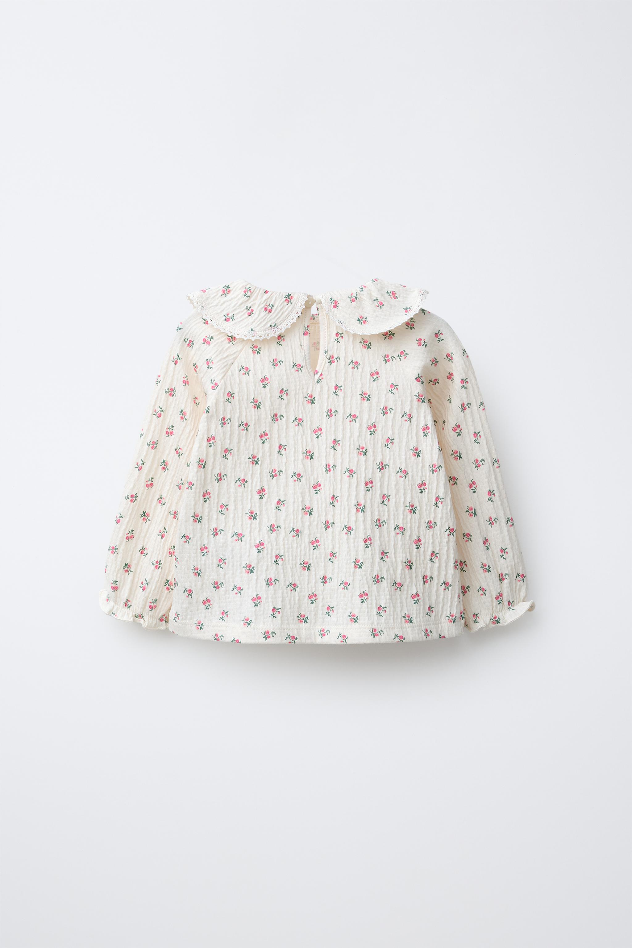 TEXTURED FLORAL T-SHIRT